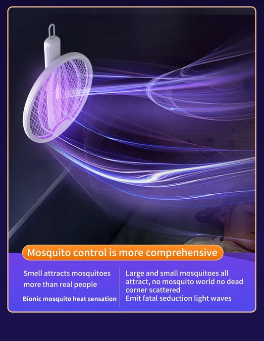 Foldable Electric Mosquito Killer with Light